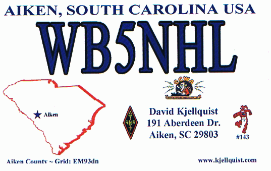 My old QSL Card